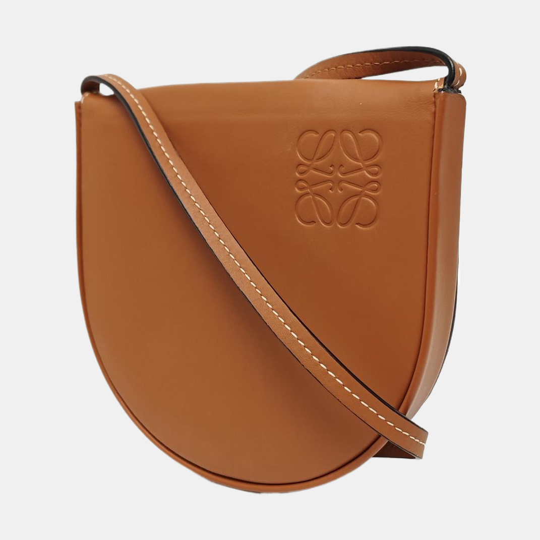Heel Small Calfskin Brown