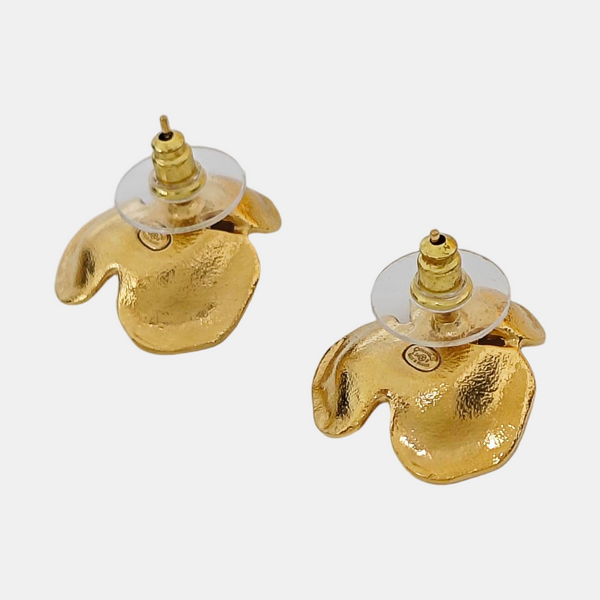 Metal Gold Stud Earrings