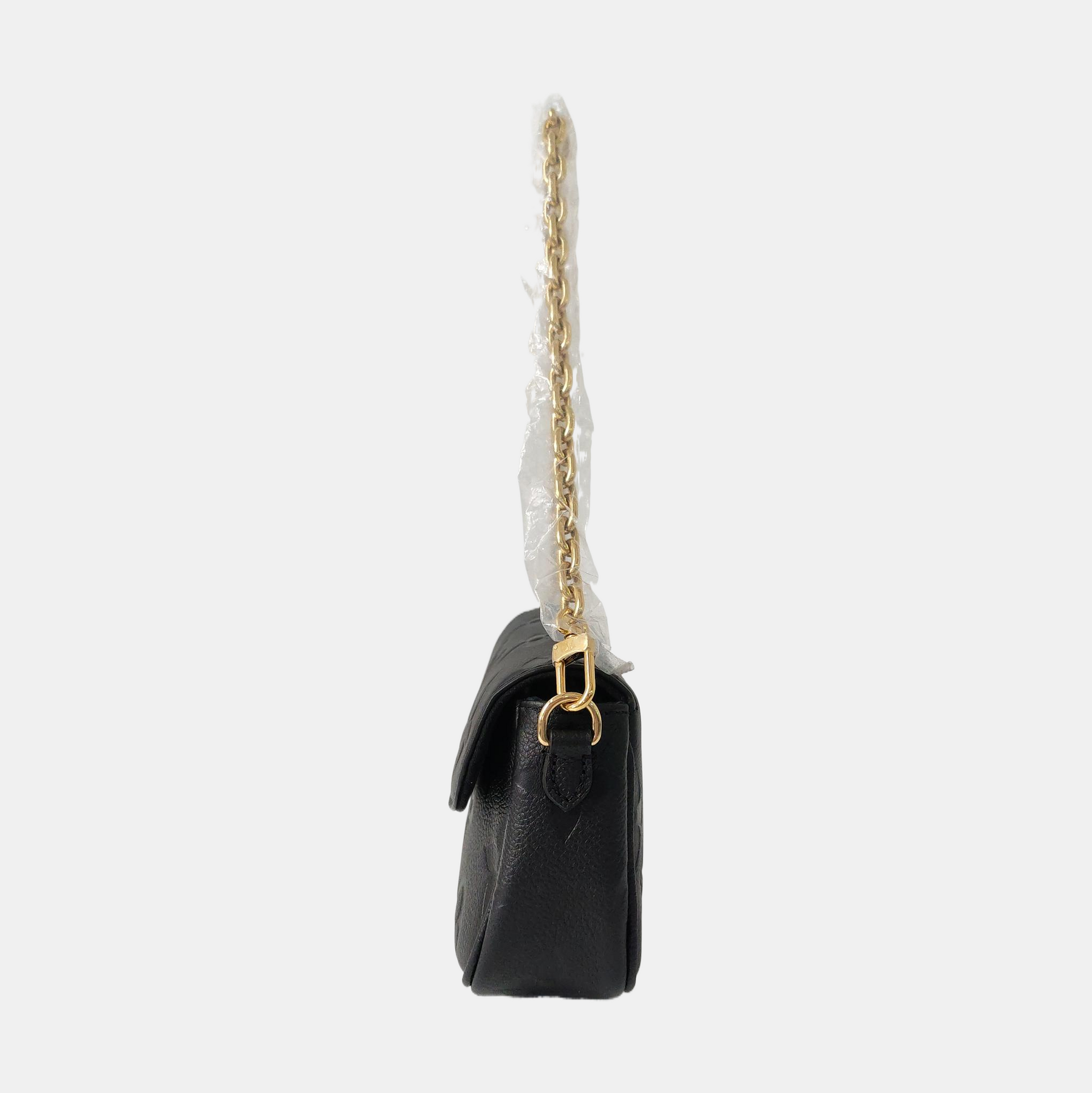 IVY Monogram Calfskin Black
