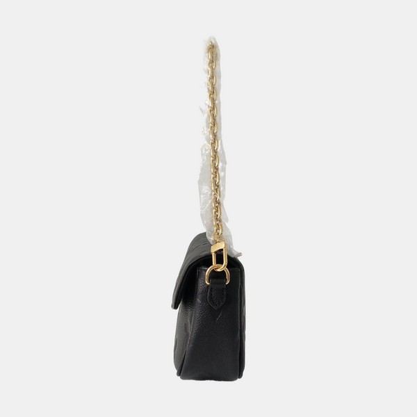 IVY Monogram Calfskin Black
