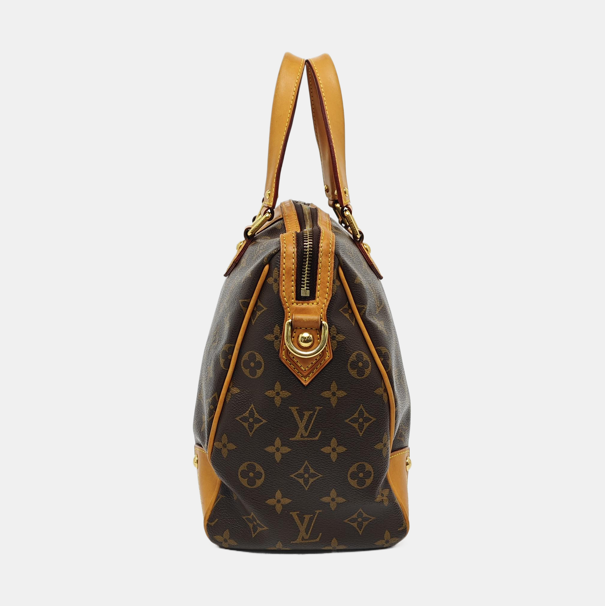 RETIRO NM Monogram Coated Canvas Brown