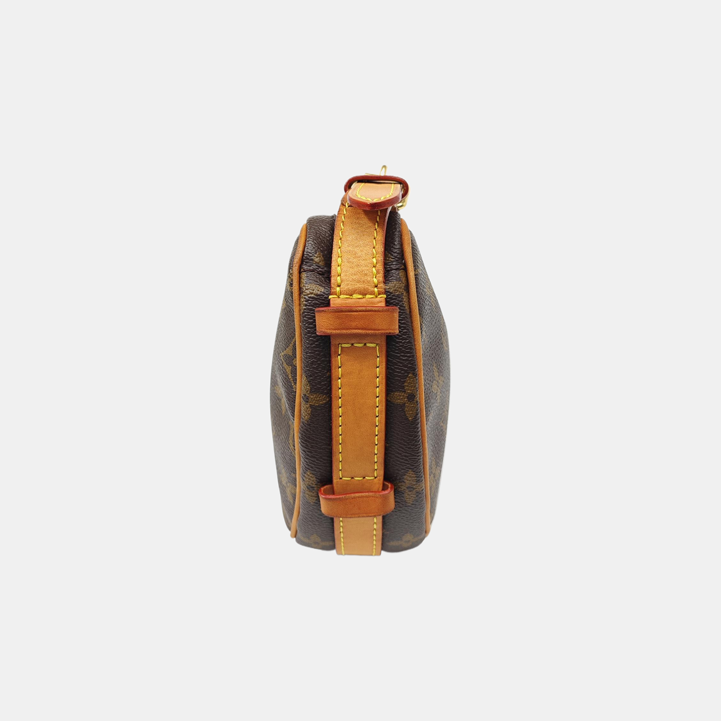 CROISSANT Monogram Coated Canvas Brown