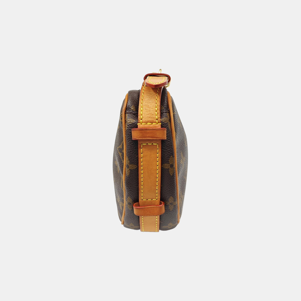CROISSANT Monogram Coated Canvas Brown