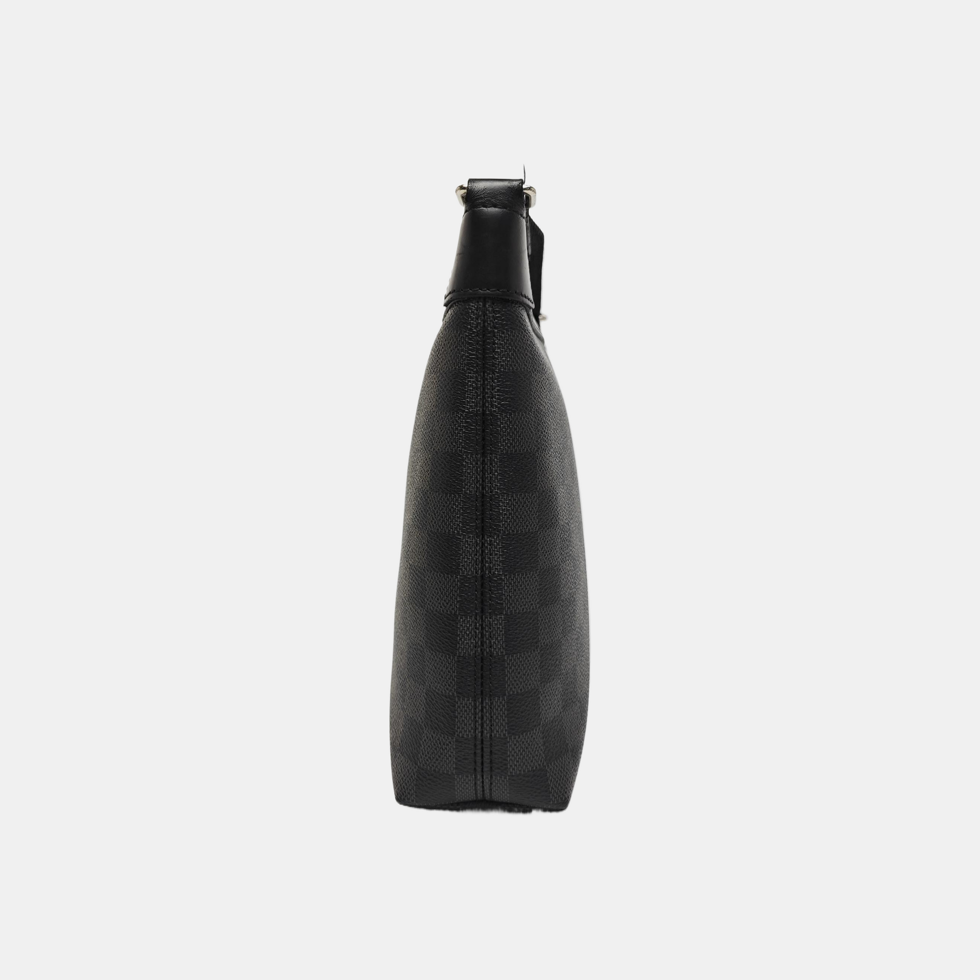 MICK Damier Graphite Coated Canvas Gray