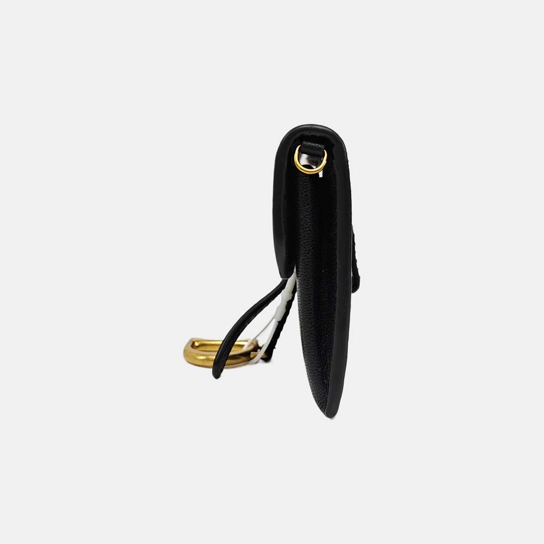 Saddle Mini Lambskin Black