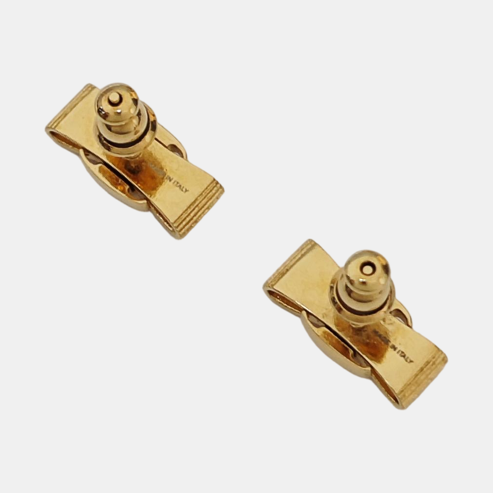 Metal Gold Stud Earrings