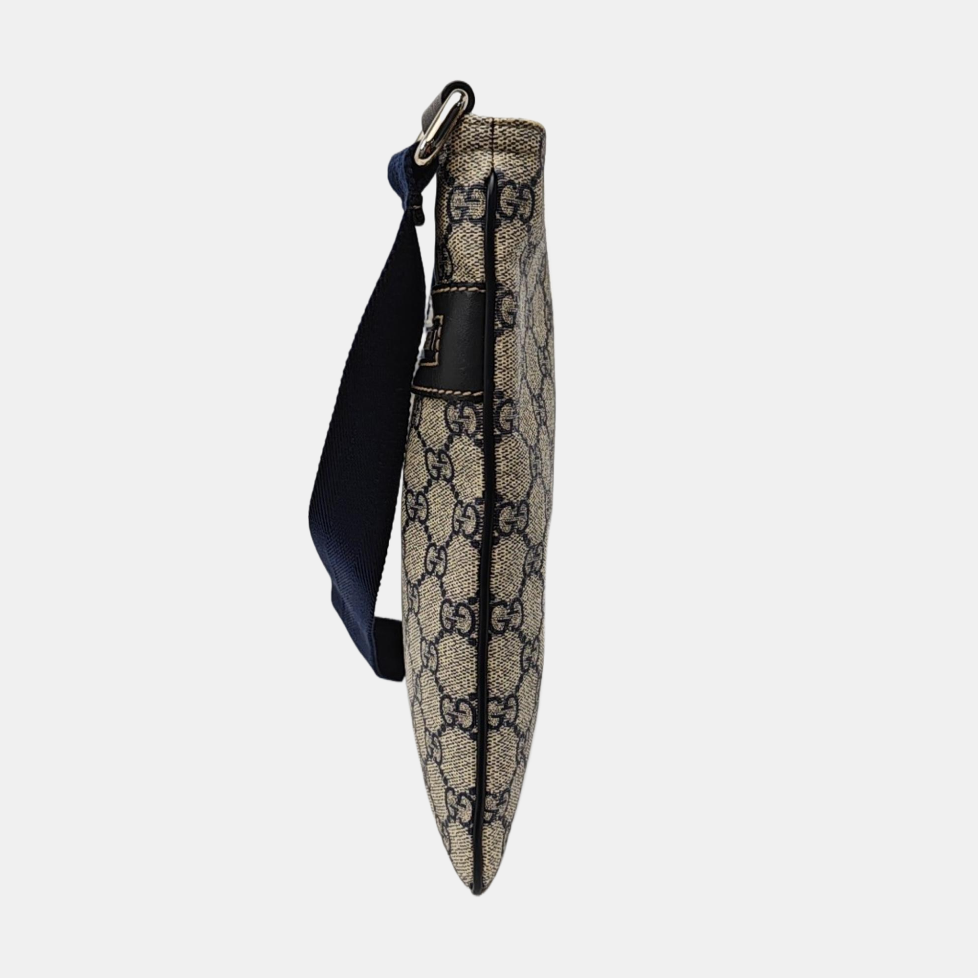 Monogram Coated Canvas Shoulder Bag Blue