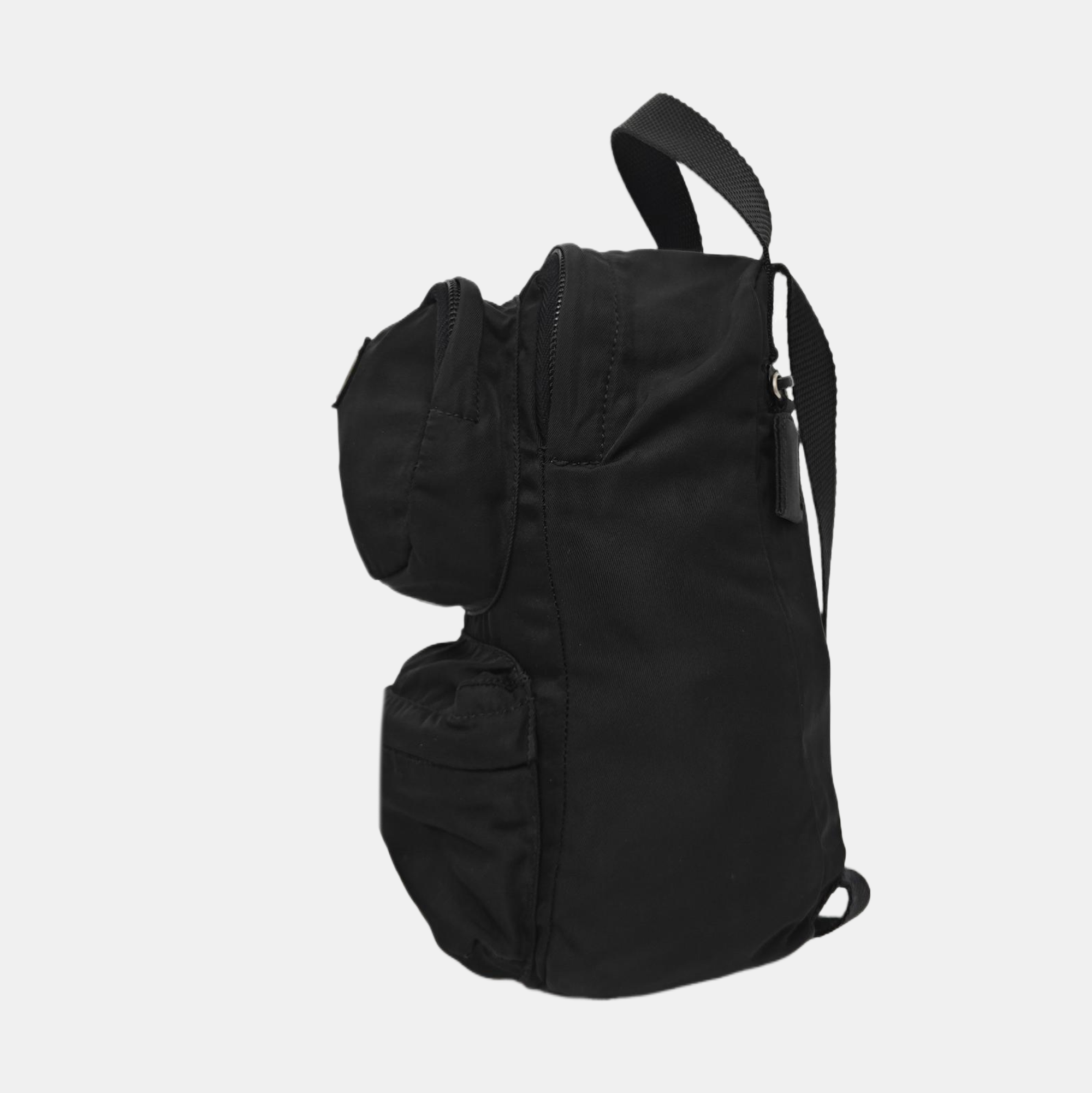 Nylon Backpack Black
