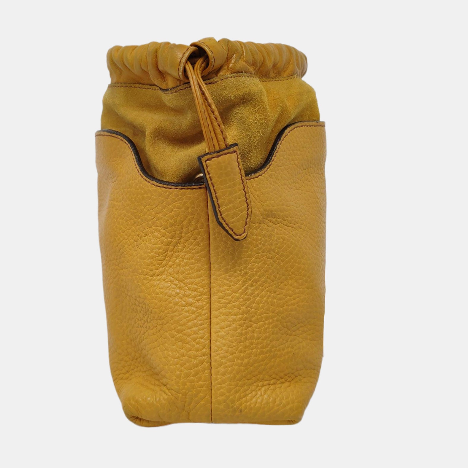 Calfskin Shoulder Bag Yellow