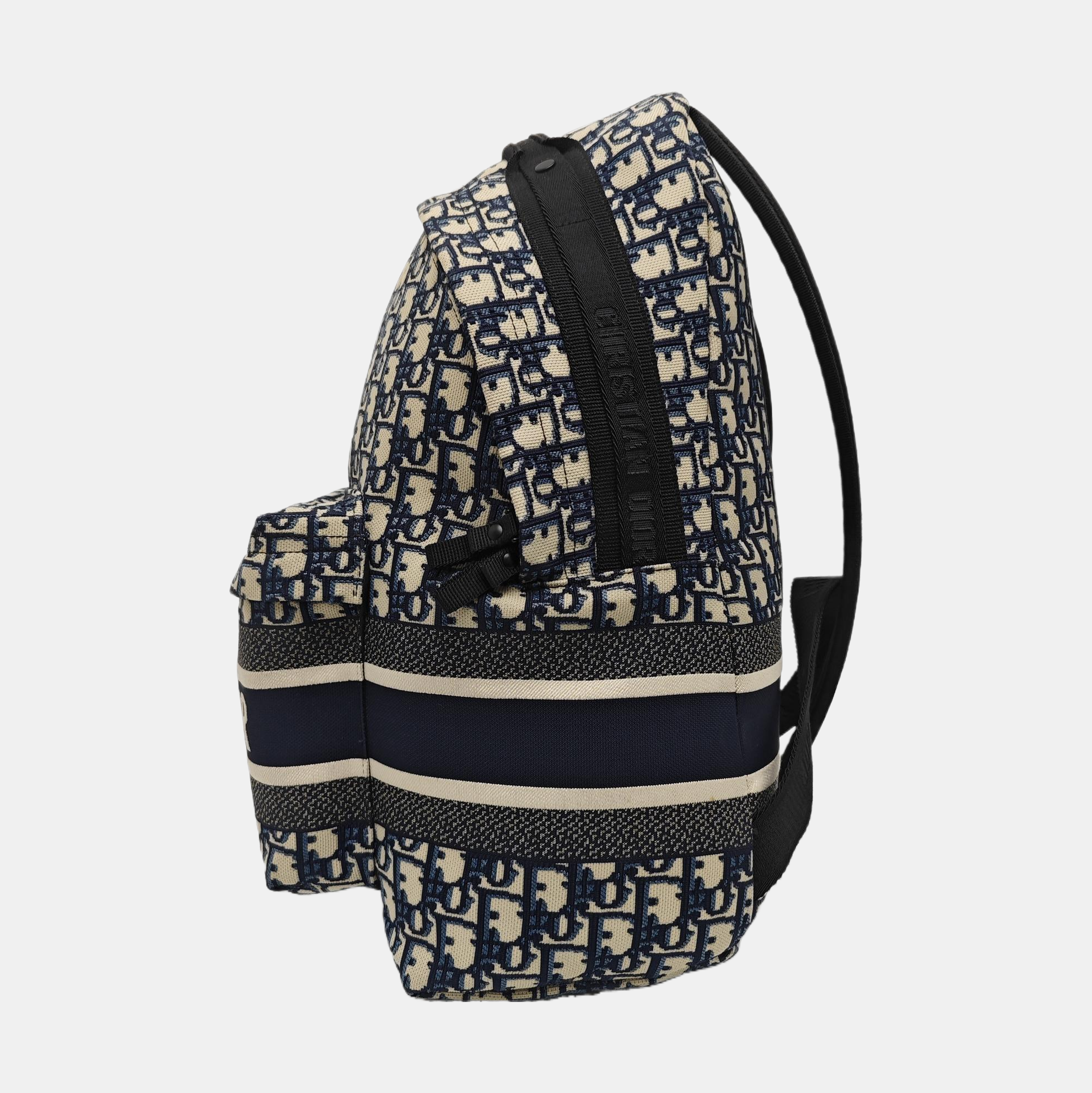 Diortravel Oblique Canvas Blue