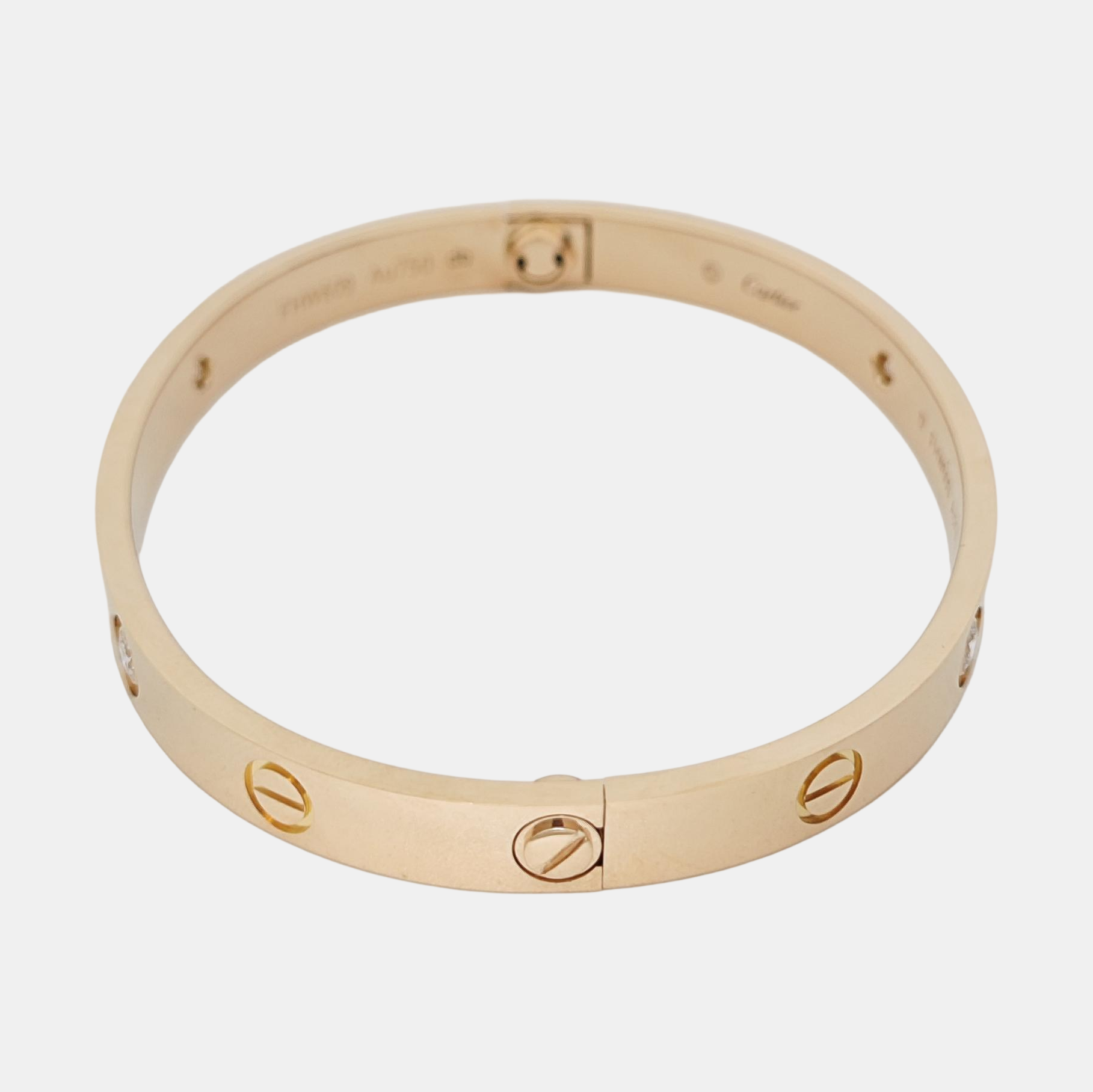 LOVE 18k Rose Gold Bangle