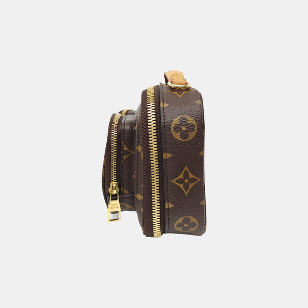 UTILITY Monogram Coated Canvas Brown