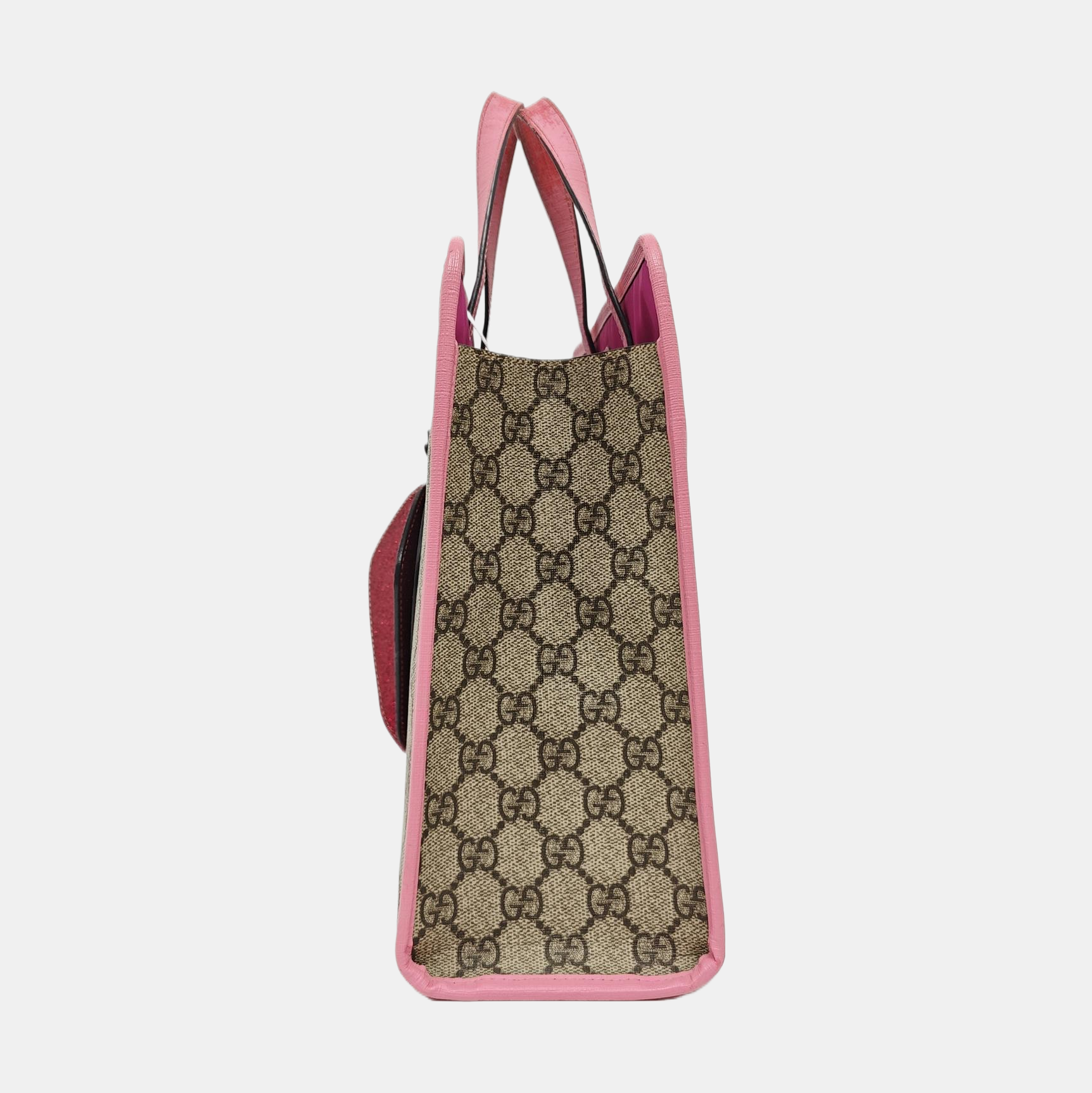 Children’s GG Bucket Monogram Coated Canvas Beige