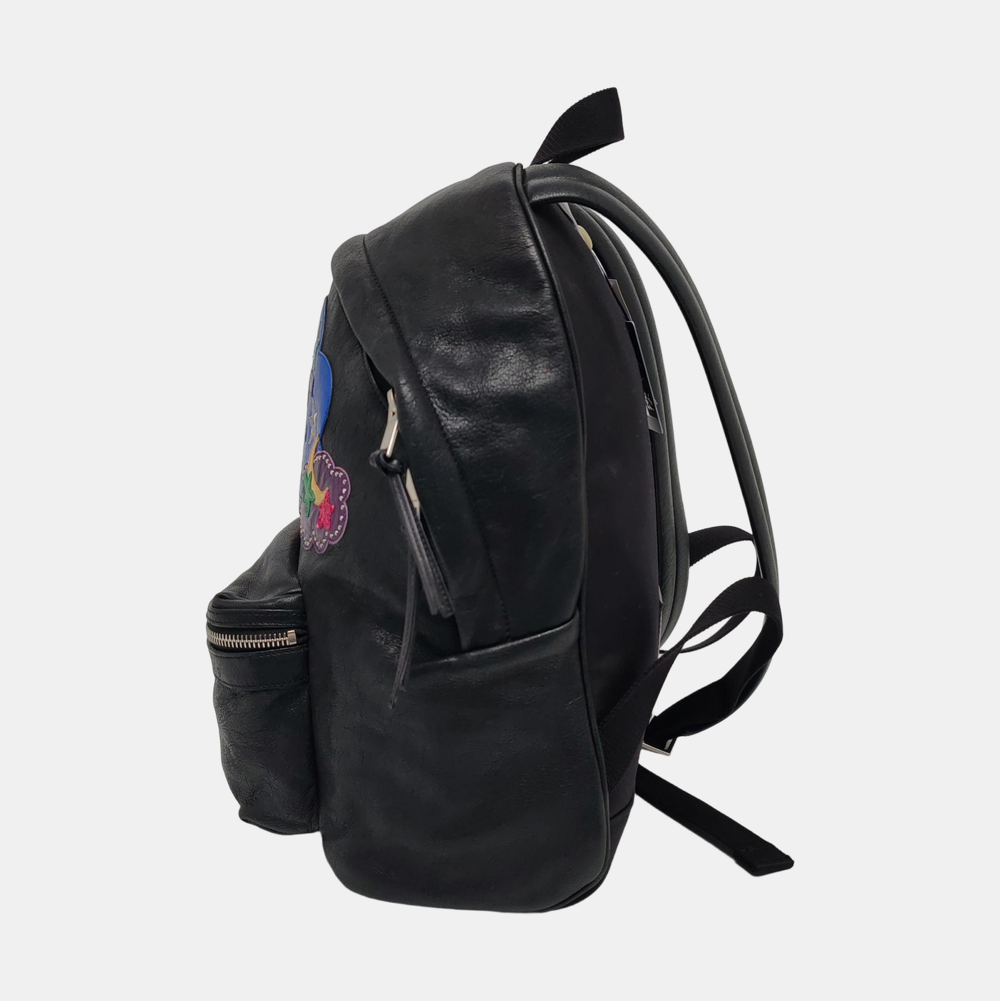 Calfskin Backpack Black