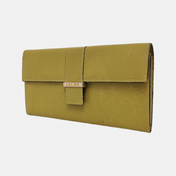 Calfskin Yellow Wallet