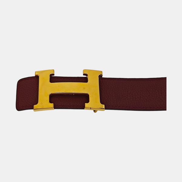 Leather Belt Red