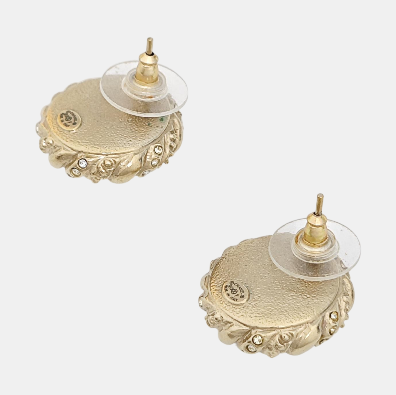 Metal Gold Stud Earrings