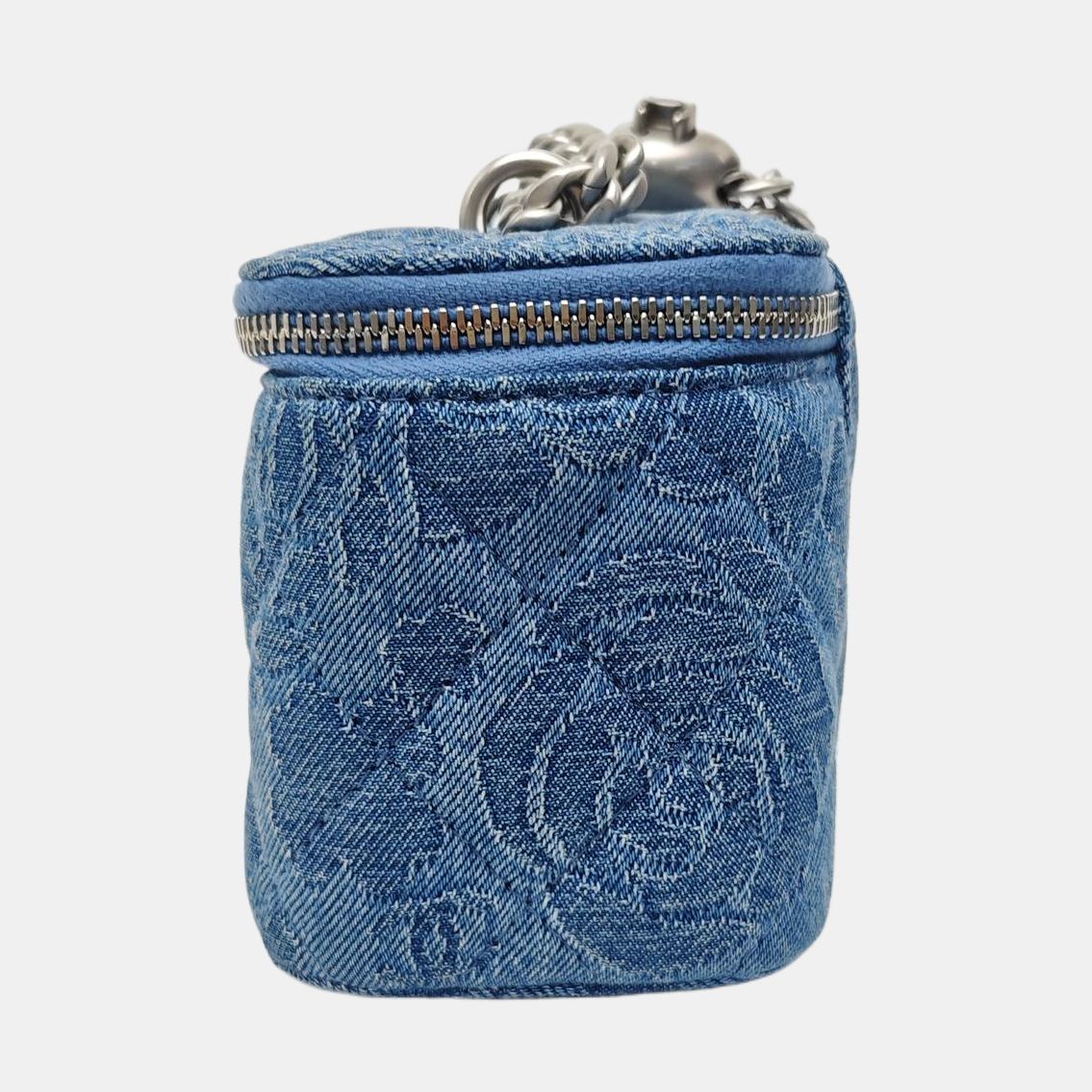 Denim Shoulder Bag Small Blue