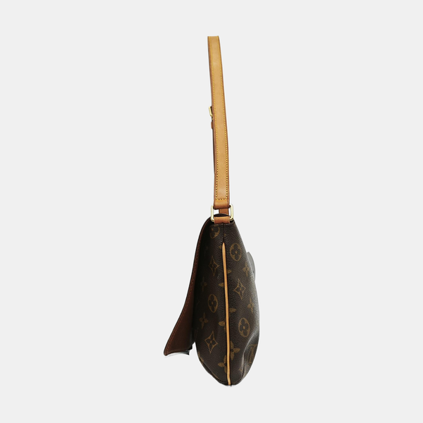 MUSETTE TANGO Monogram Coated Canvas Brown
