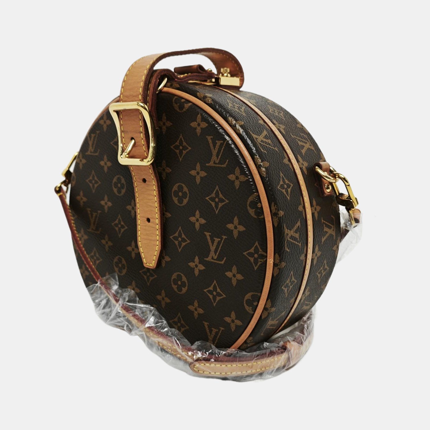 BOITE CHAPEAU PM Monogram Coated Canvas Brown