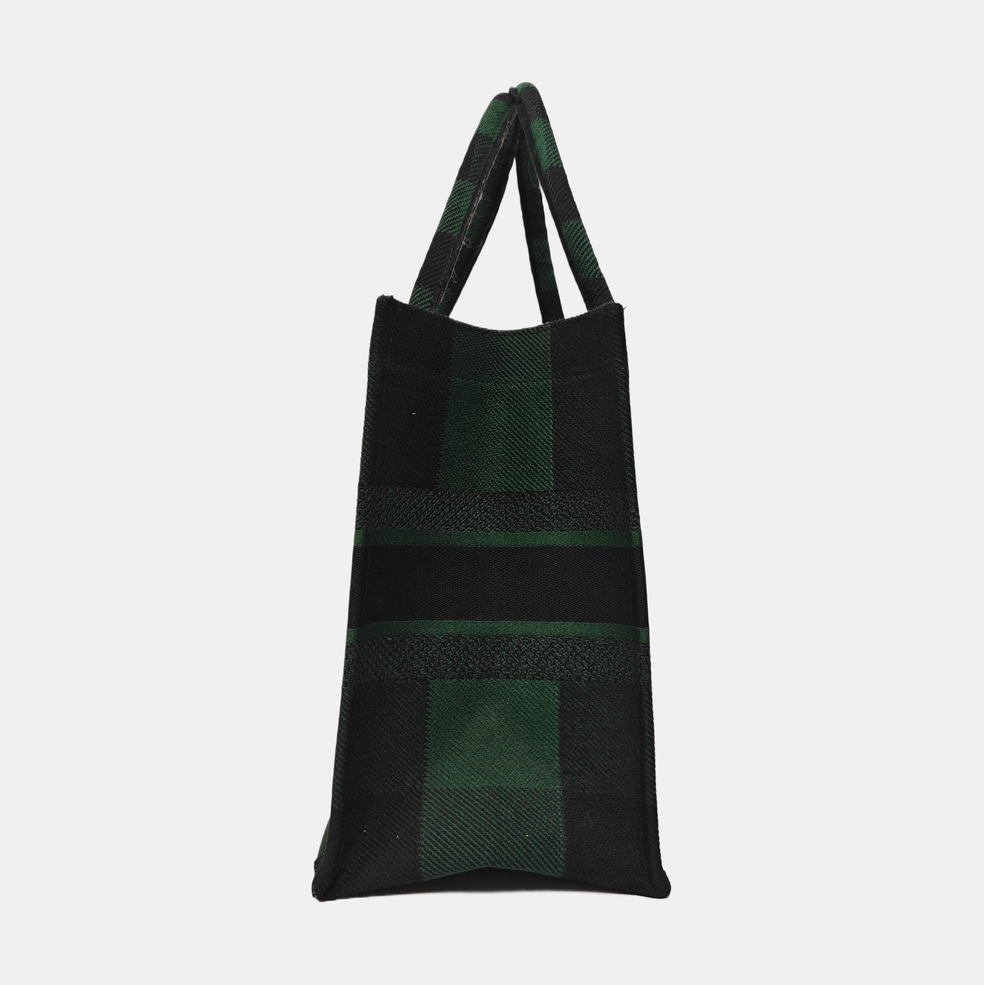 Authenticated pre-owned  Book Tote Medium Canvas Green - Tote Bag at Looply