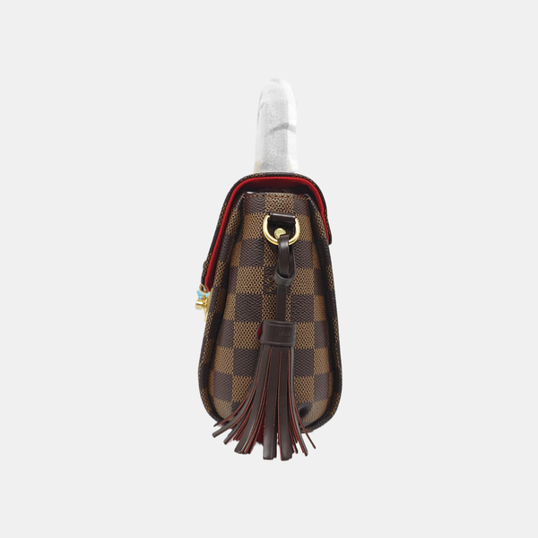 CROISETTE Damier Ebene Coated Canvas Brown