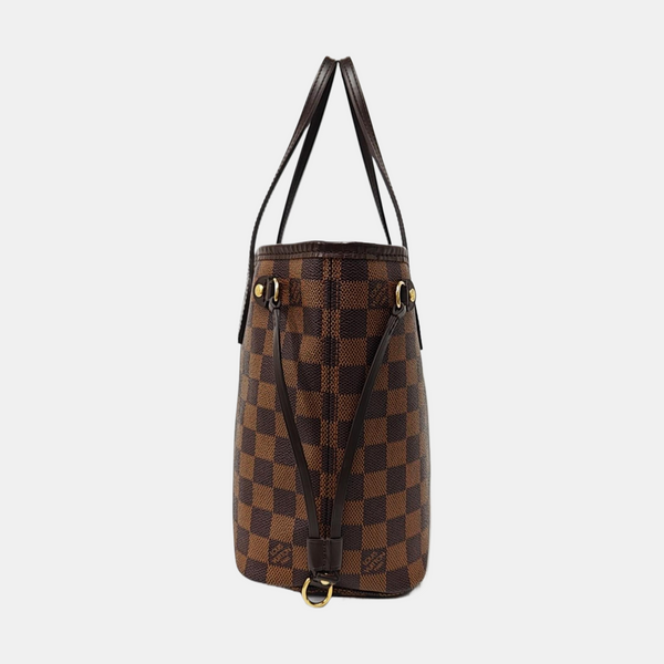 NEVERFULL PM Damier Ebene Coated Canvas Brown