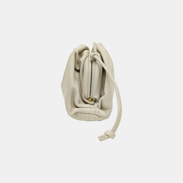 The Pouch Mini Lambskin White