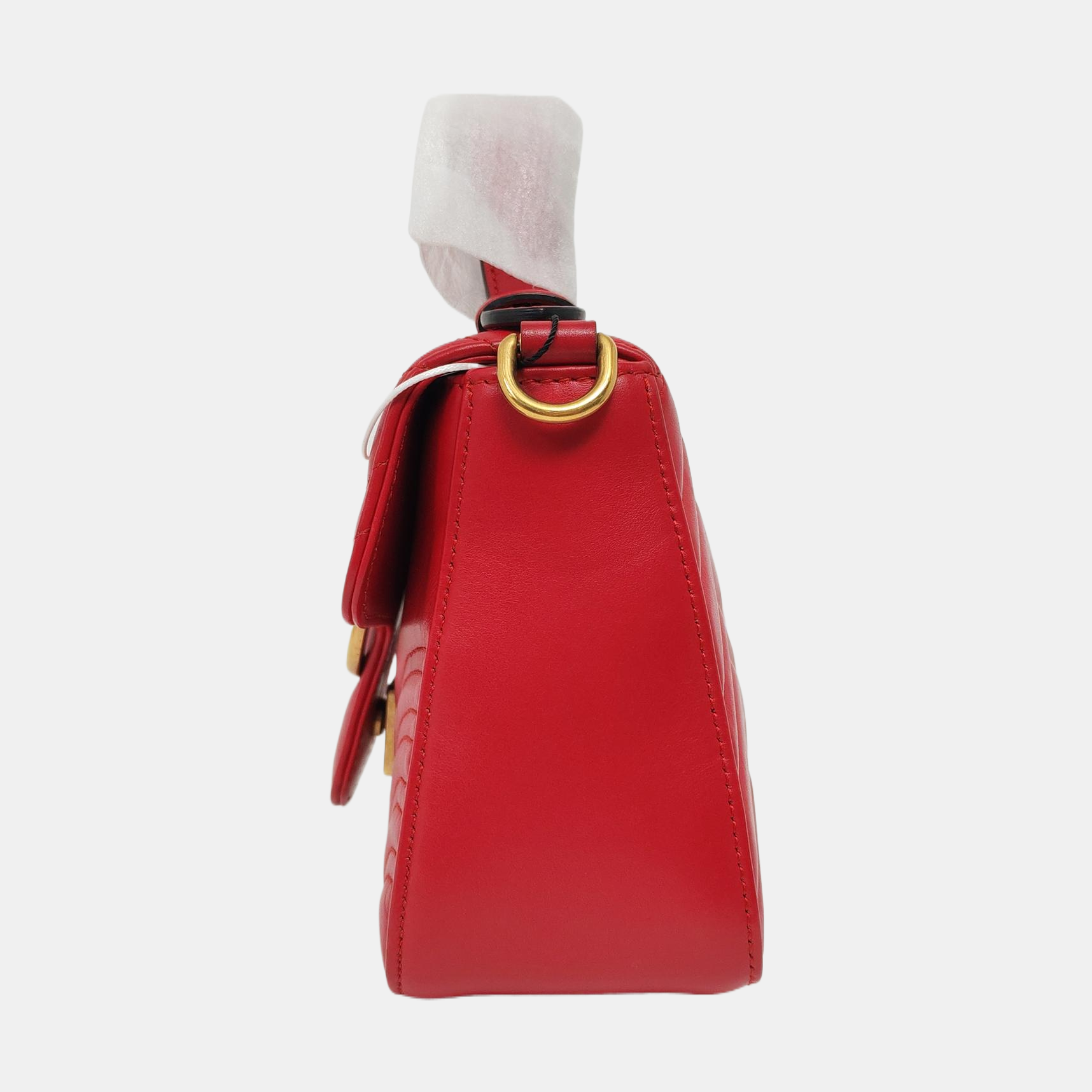 GG Marmont Mini Quilted Calfskin Red