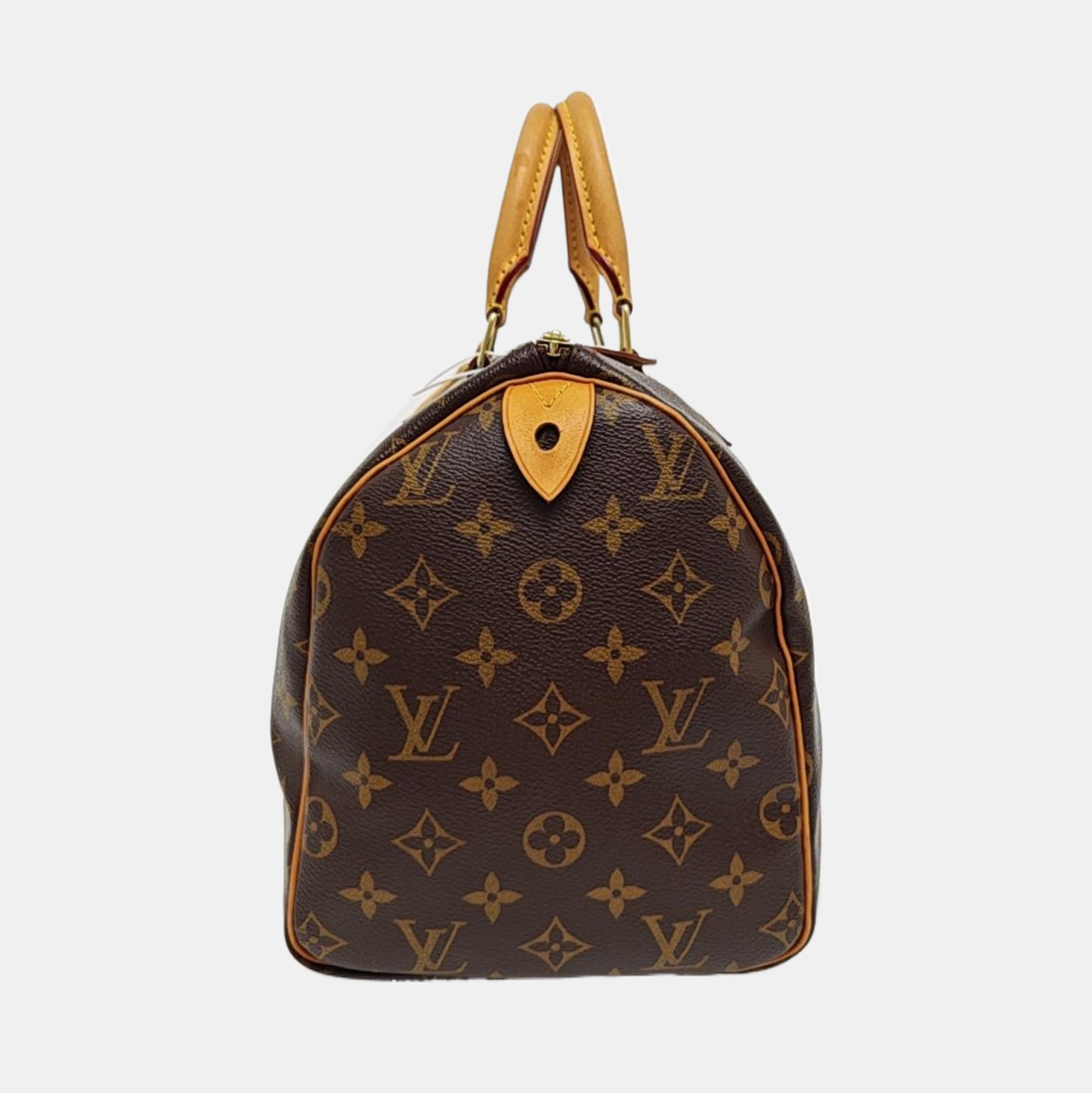 SPEEDY 30 Monogram Coated Canvas Brown