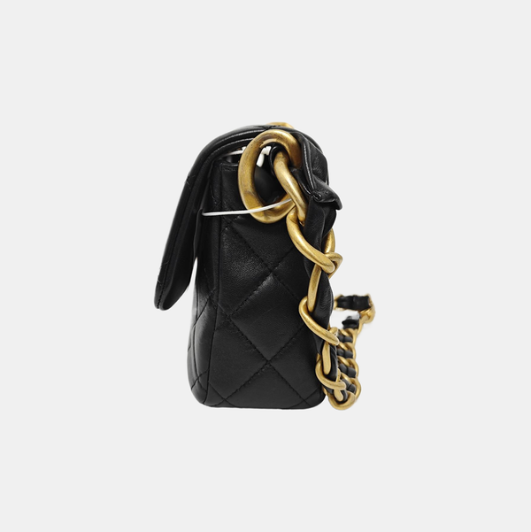 Quilted Lambskin Small Black