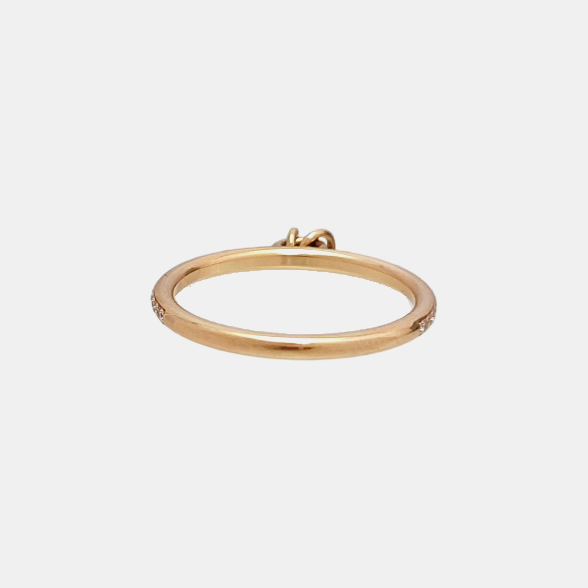 Kelly Clochette 18k Gold Rose Gold Ring EU 51