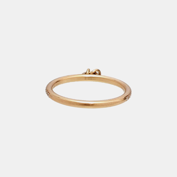 Kelly Clochette 18k Gold Rose Gold Ring EU 51