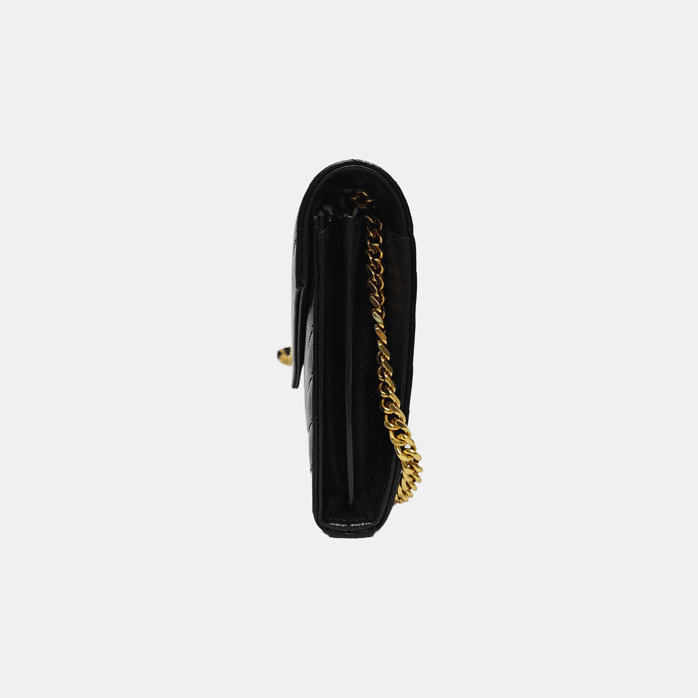 MONOGRAM Medium Chevron Calfskin Black