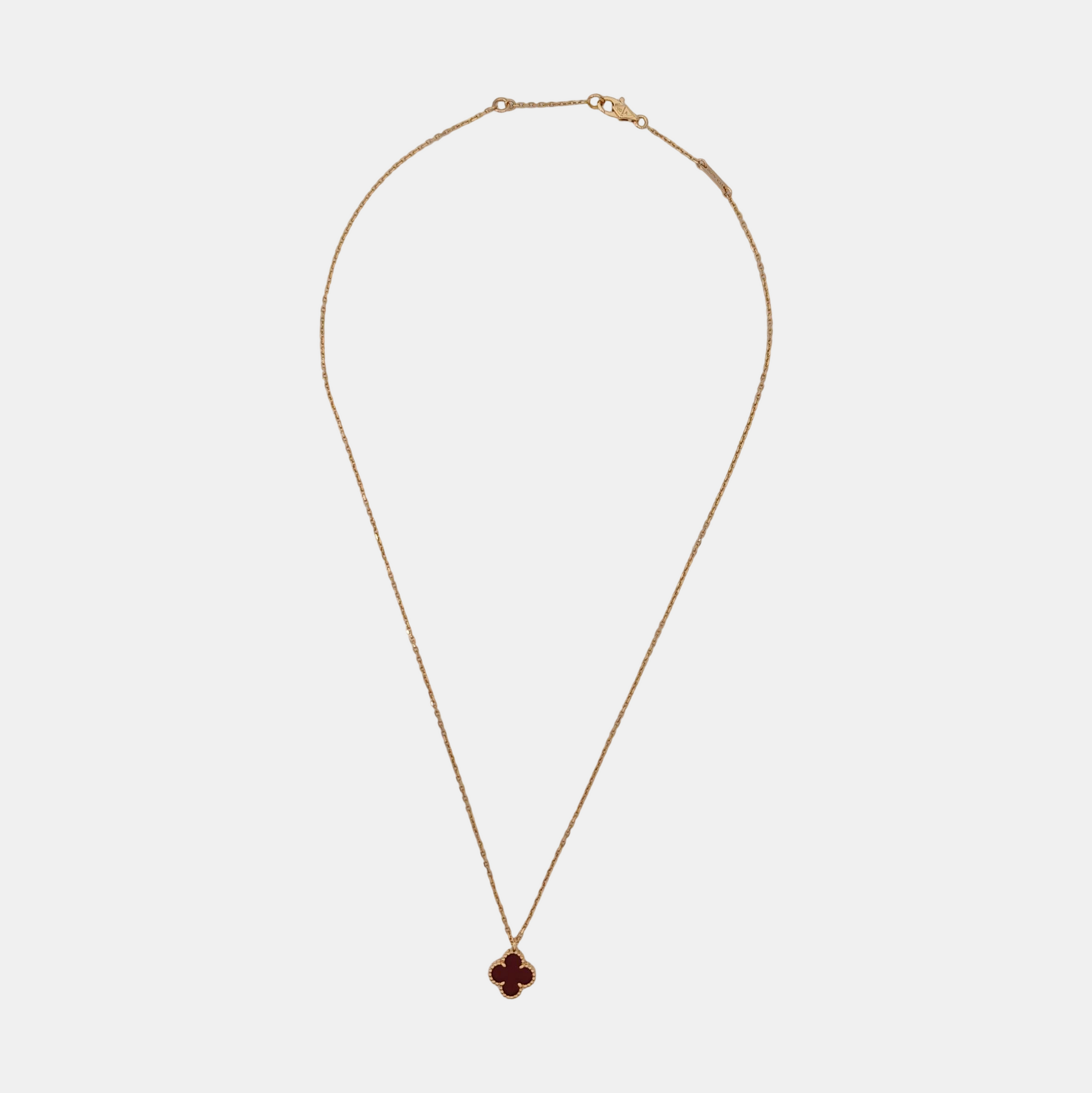 Sweet Alhambra 18k Rose Gold Necklace