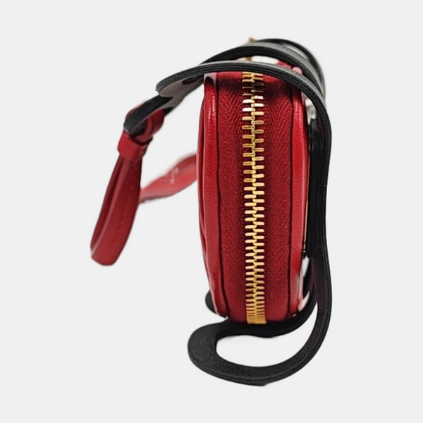 Quilted Lambskin Shoulder Bag Red