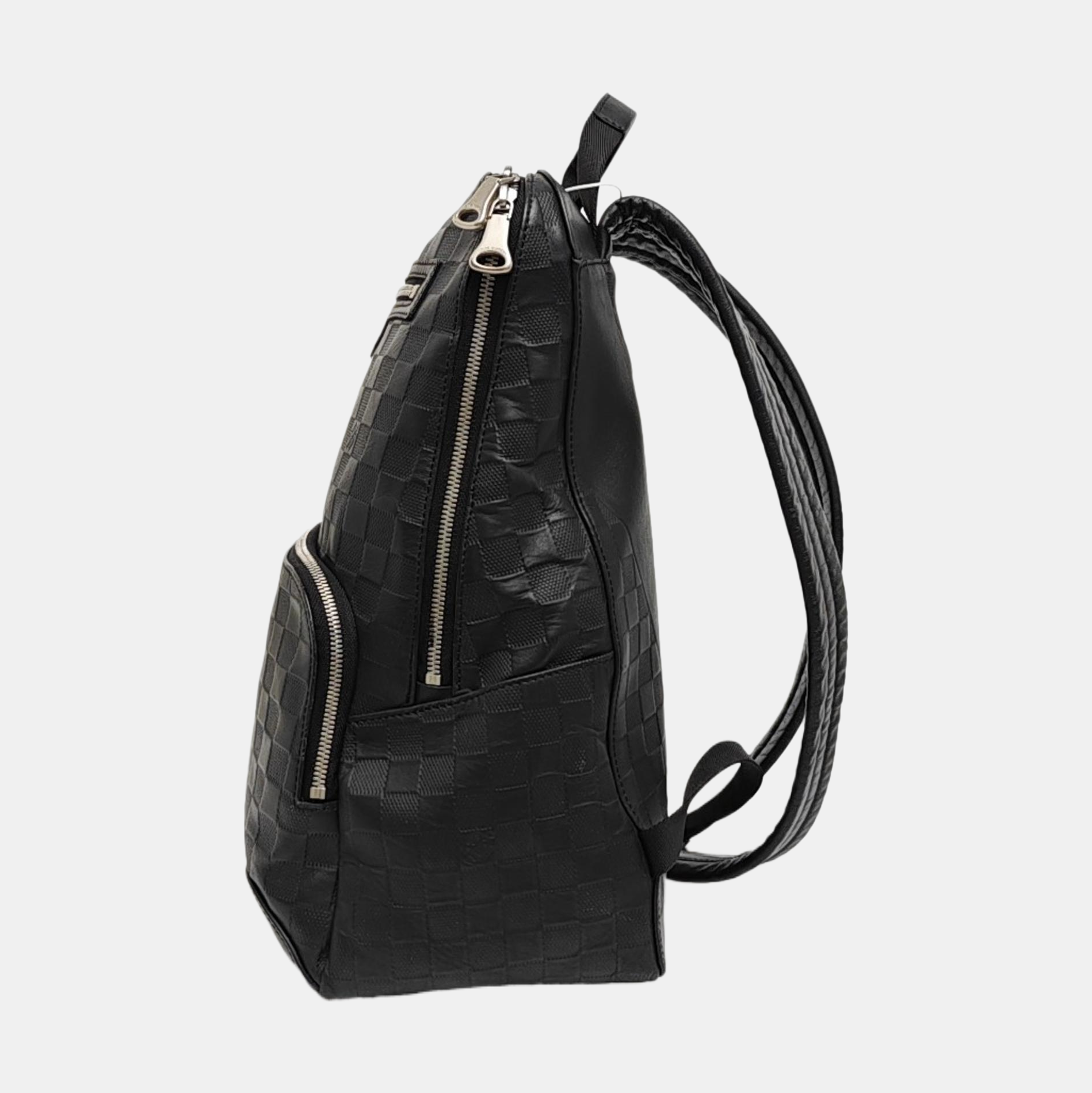 AVENUE Damier Graphite Calfskin Black
