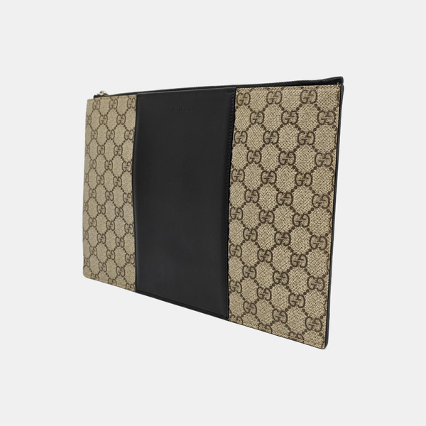 GG Supreme Monogram Coated Canvas Brown