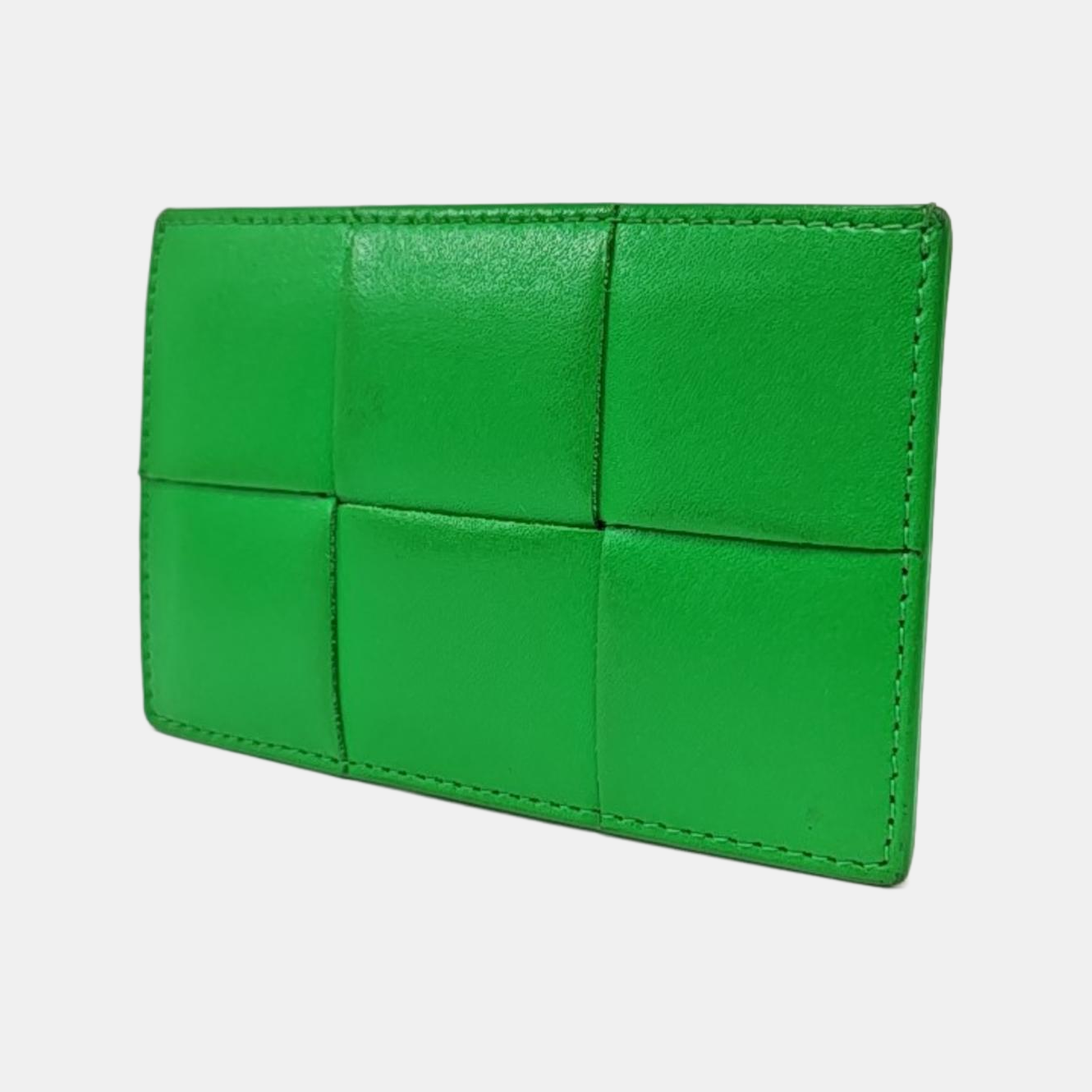 Calfskin Card Holder Green