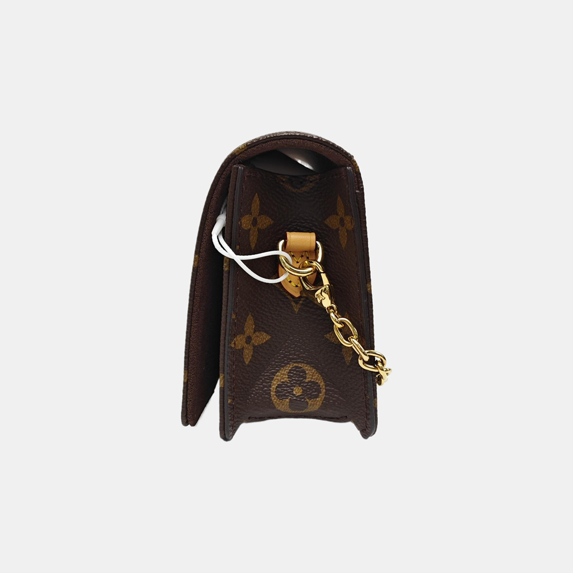Lily Monogram Coated Canvas Brown