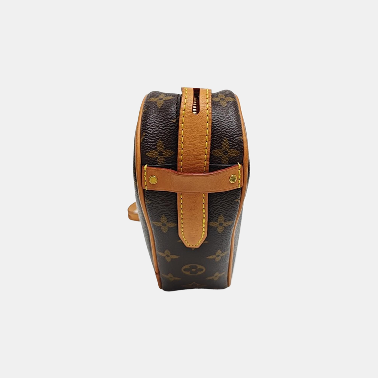 GAME ON Monogram Coated Canvas Brown