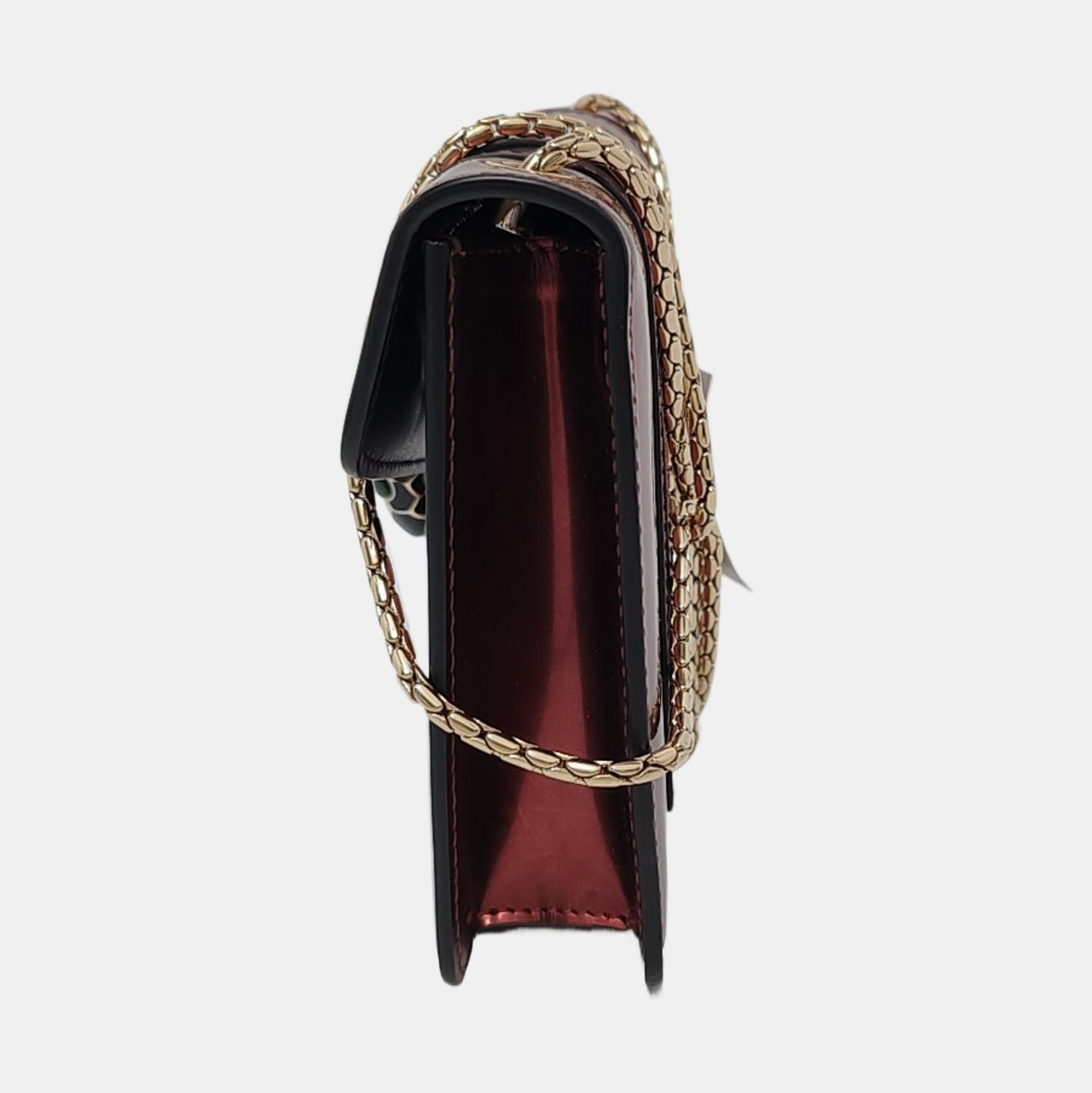 SERPENTI FOREVER Small Quilted Patent Leather Red