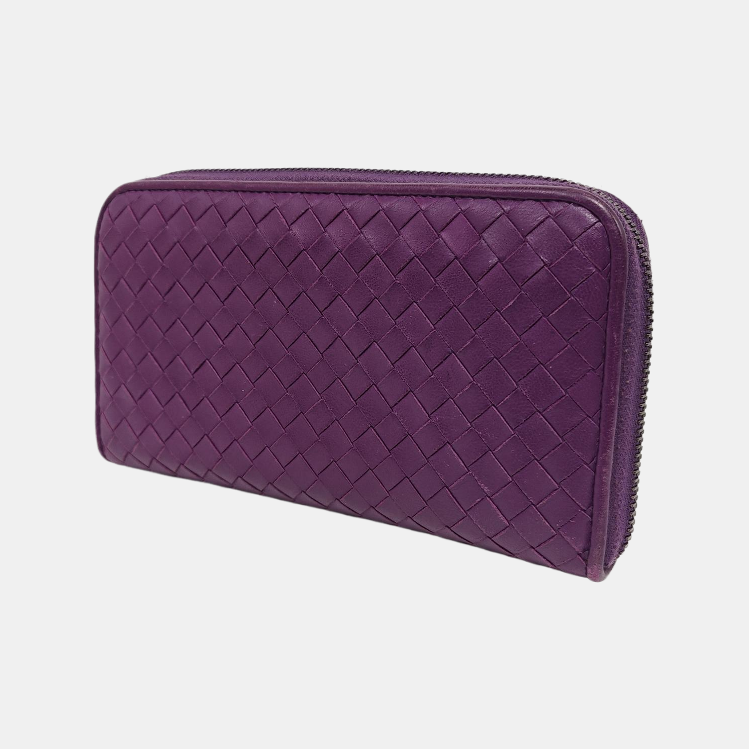 Lambskin Wallet Purple