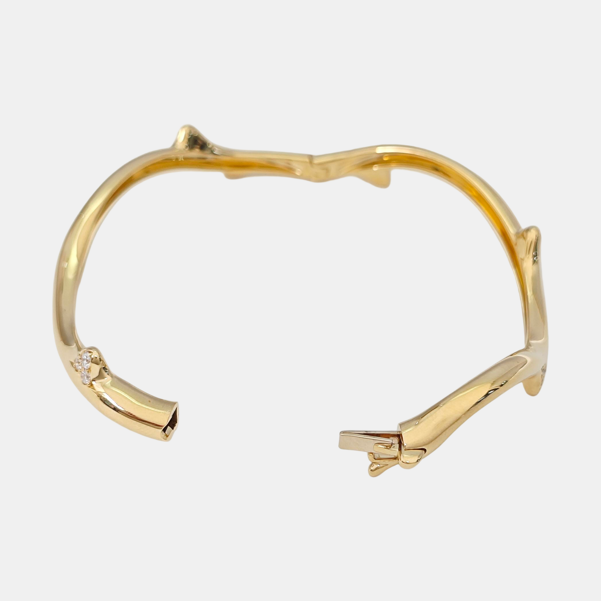 Bois De Rose 18k Gold Bangle