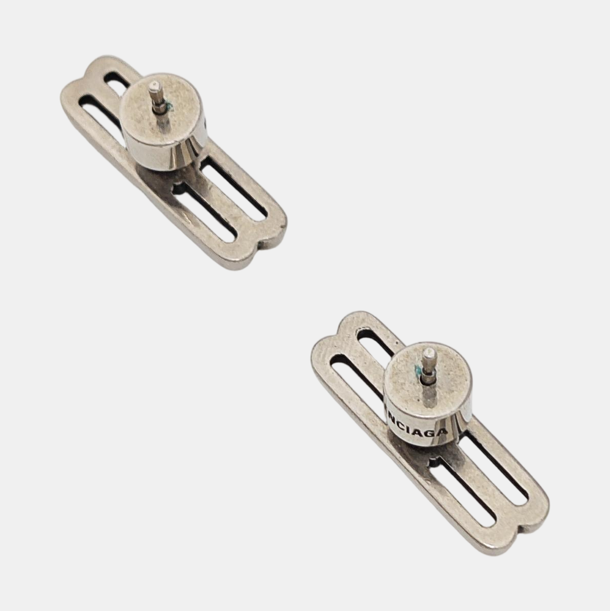 Metal Silver Stud Earrings