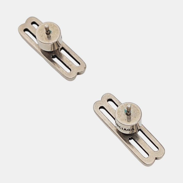 Metal Silver Stud Earrings