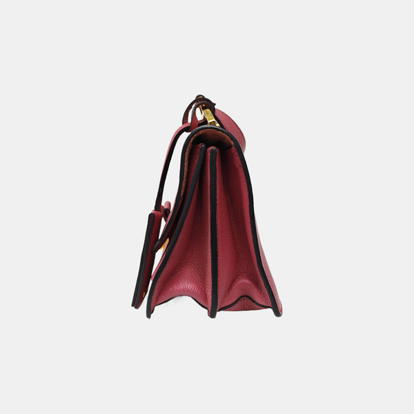 Calfskin Shoulder Bag Red