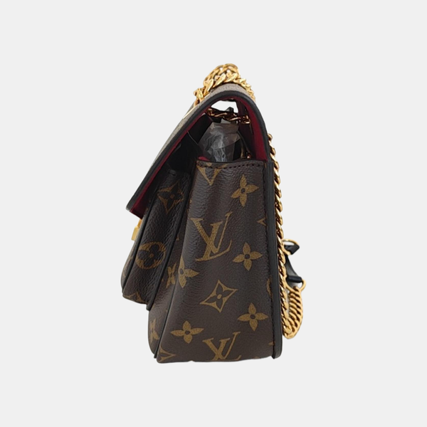 PASSY Monogram Coated Canvas Brown