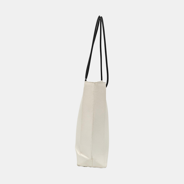 Shopping Bag Calfskin White
