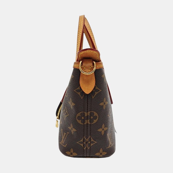NEVERFULL BB Monogram Coated Canvas Brown